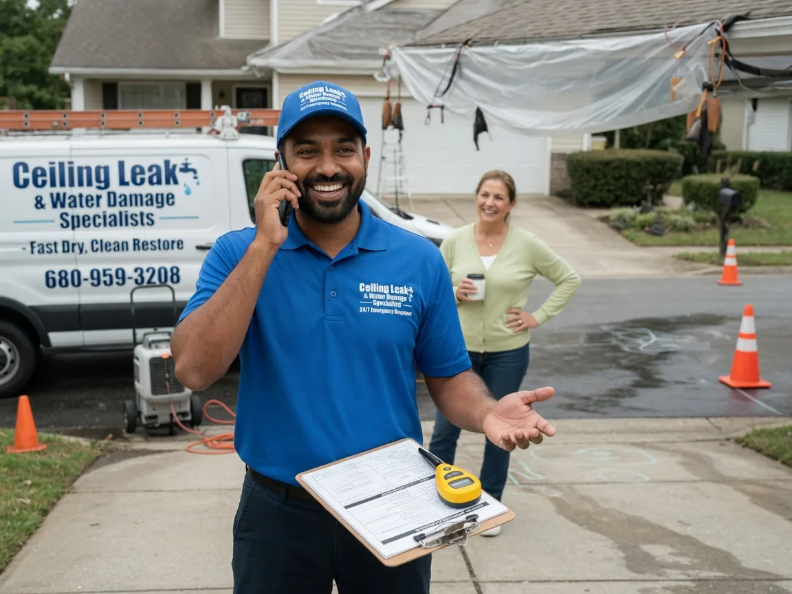 Ceiling Leak Cleanup Chelsea, OK FAQs